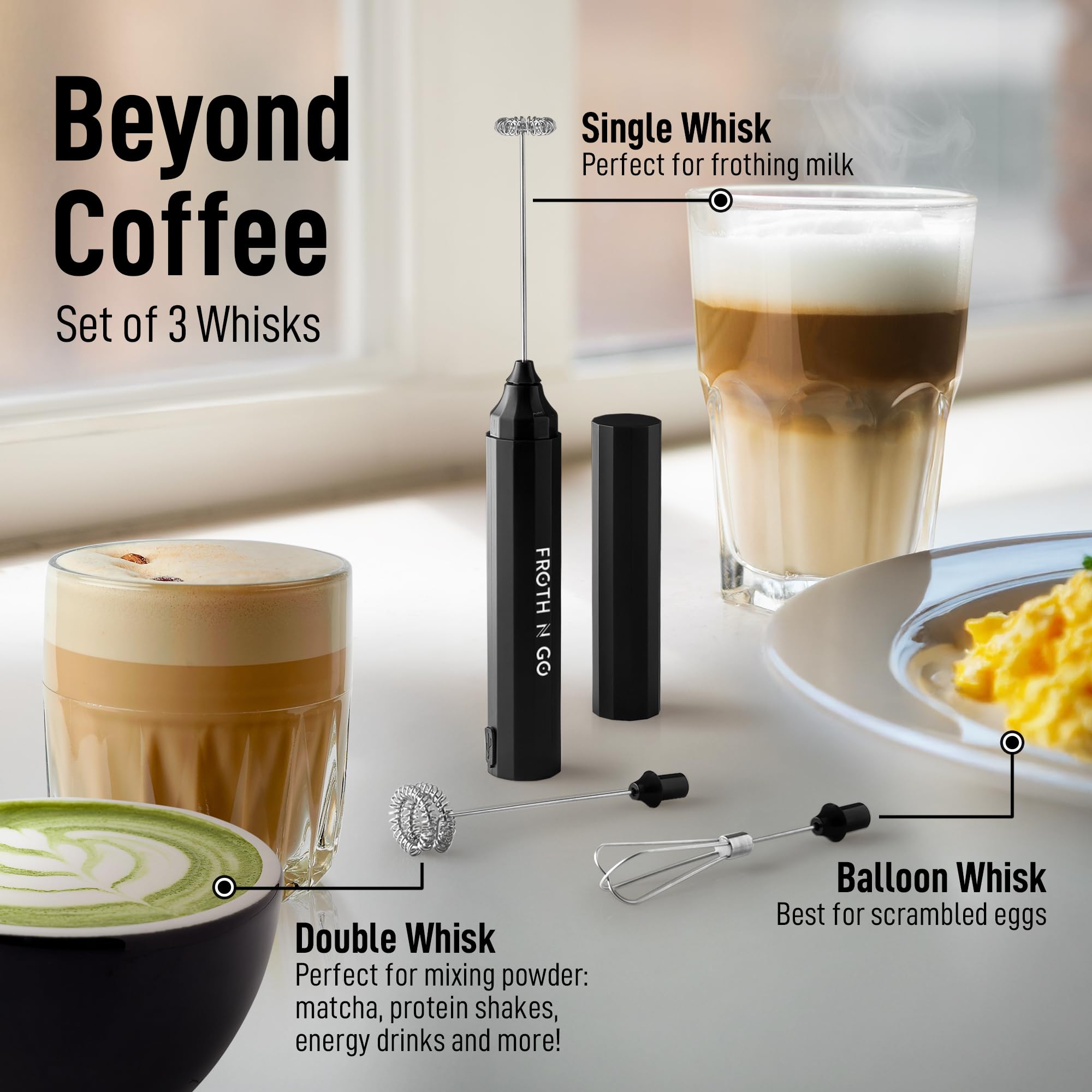 Zulay Froth N Go portable design fits bags and drawers