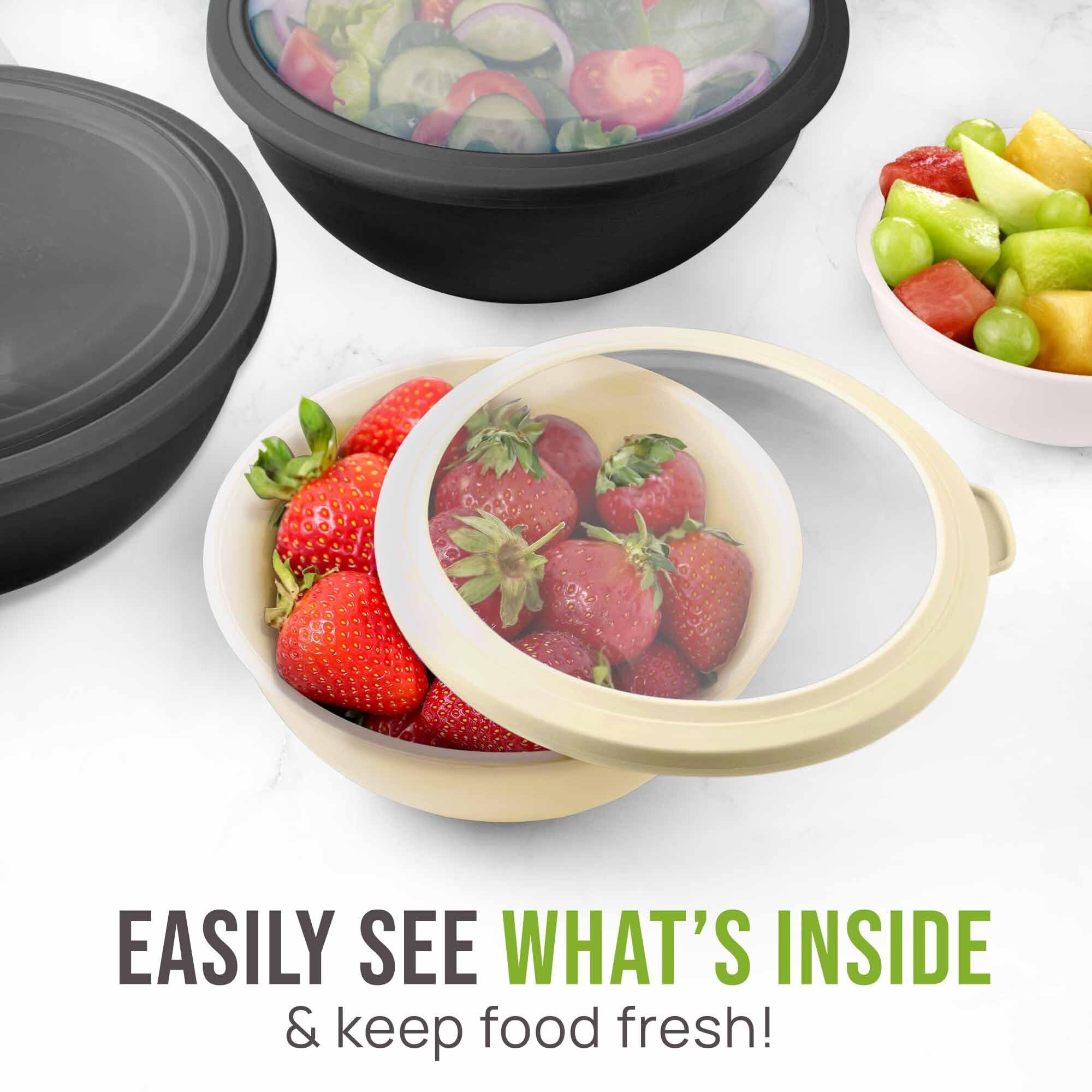Zulay Kitchen tight-fit lids keep food fresh and spill-free