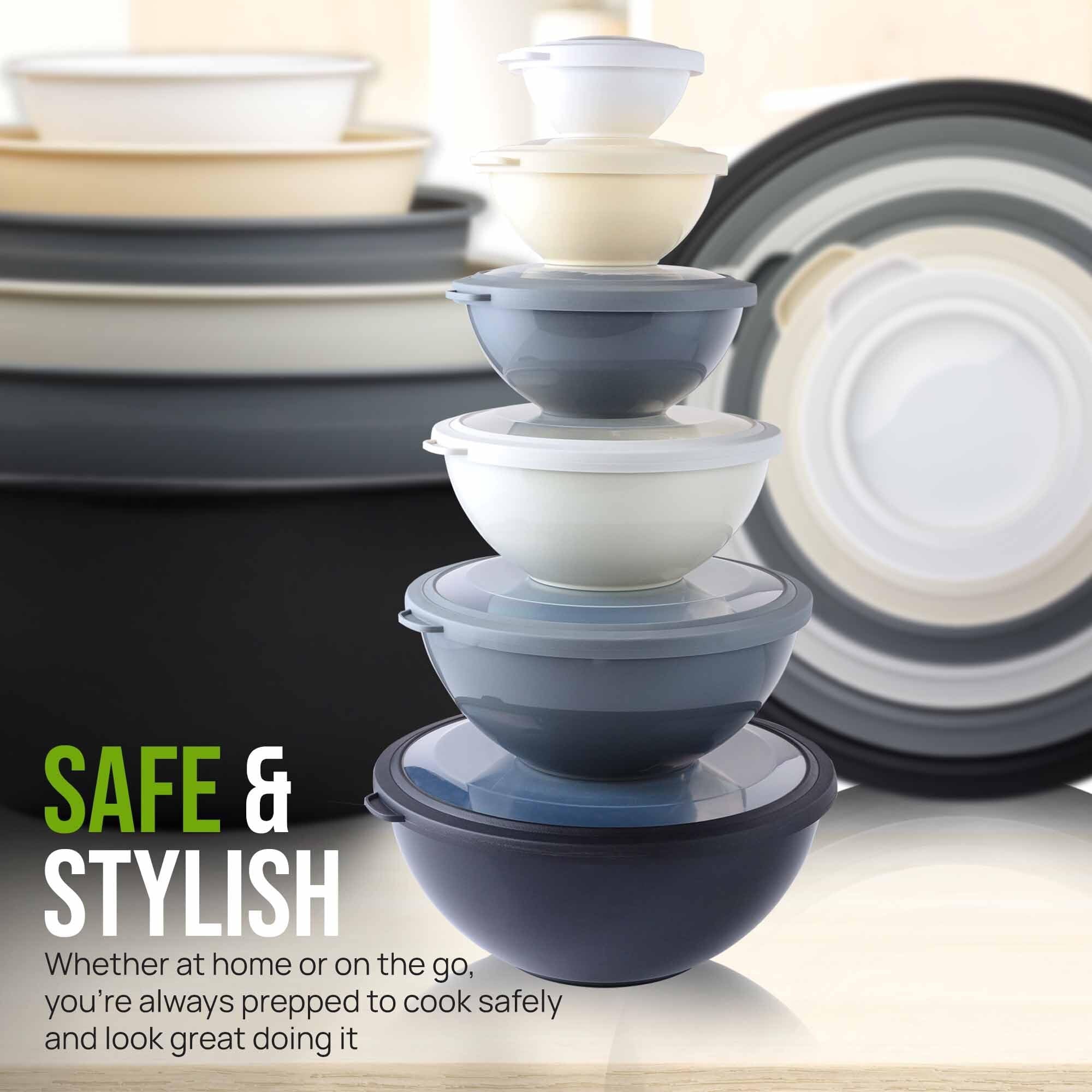 Zulay Kitchen top-rack dishwasher-safe bowls for easy cleanup