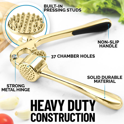 Zulay Kitchen 3-piece set demonstrates versatile garlic, ginger, and spice prep.