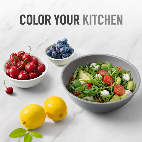 Zulay Kitchen bowls with lids help store leftovers neatly.