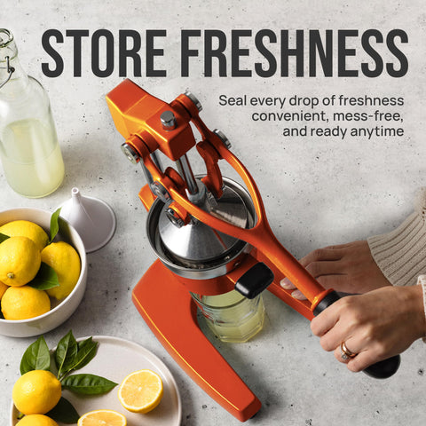 Zulay Kitchen cast iron juicer 5-inch bowl fits many citrus fruits