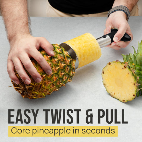 Zulay Kitchen heavy-duty pineapple slicer suited for entertaining and meal prep.