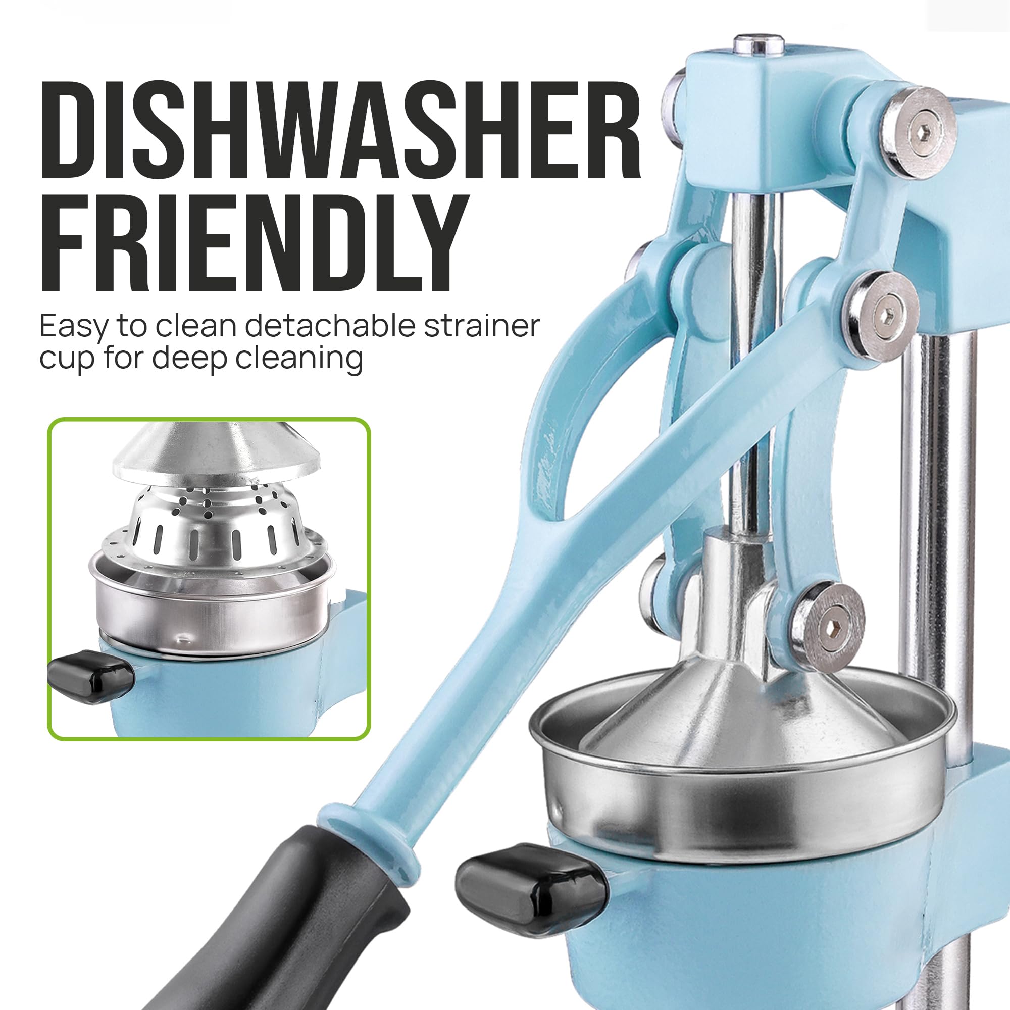 Zulay Kitchen detachable parts are dishwasher-safe for easy cleanup