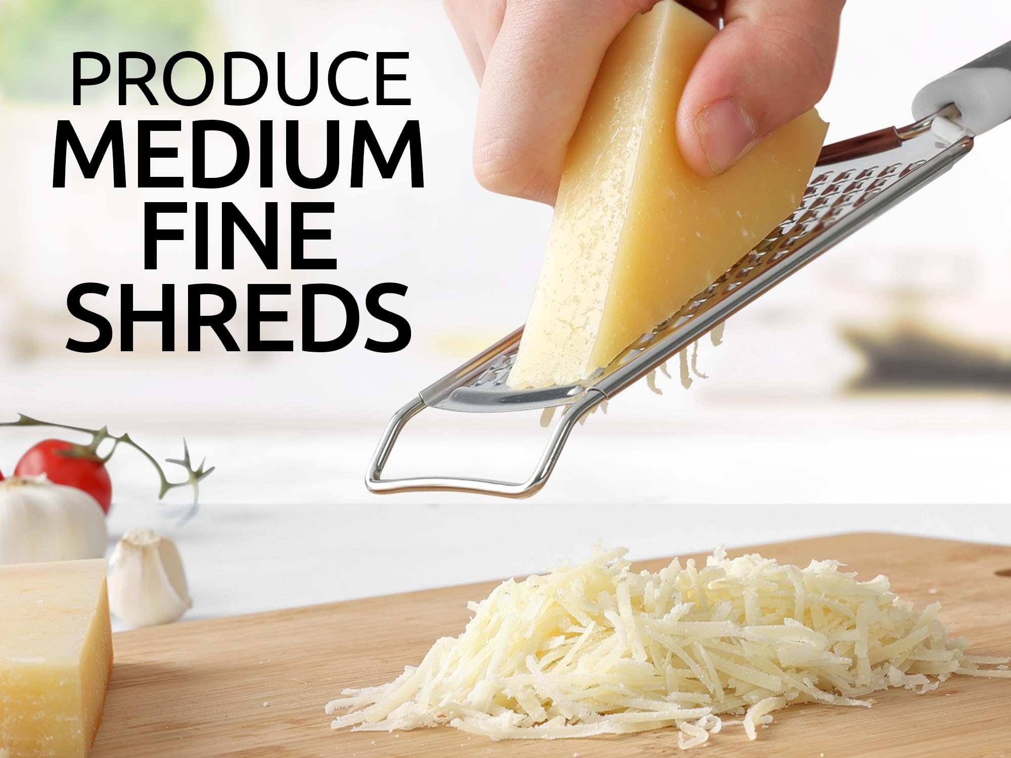 Zulay Kitchen dishwasher-safe grater for easy cleaning after cooking
