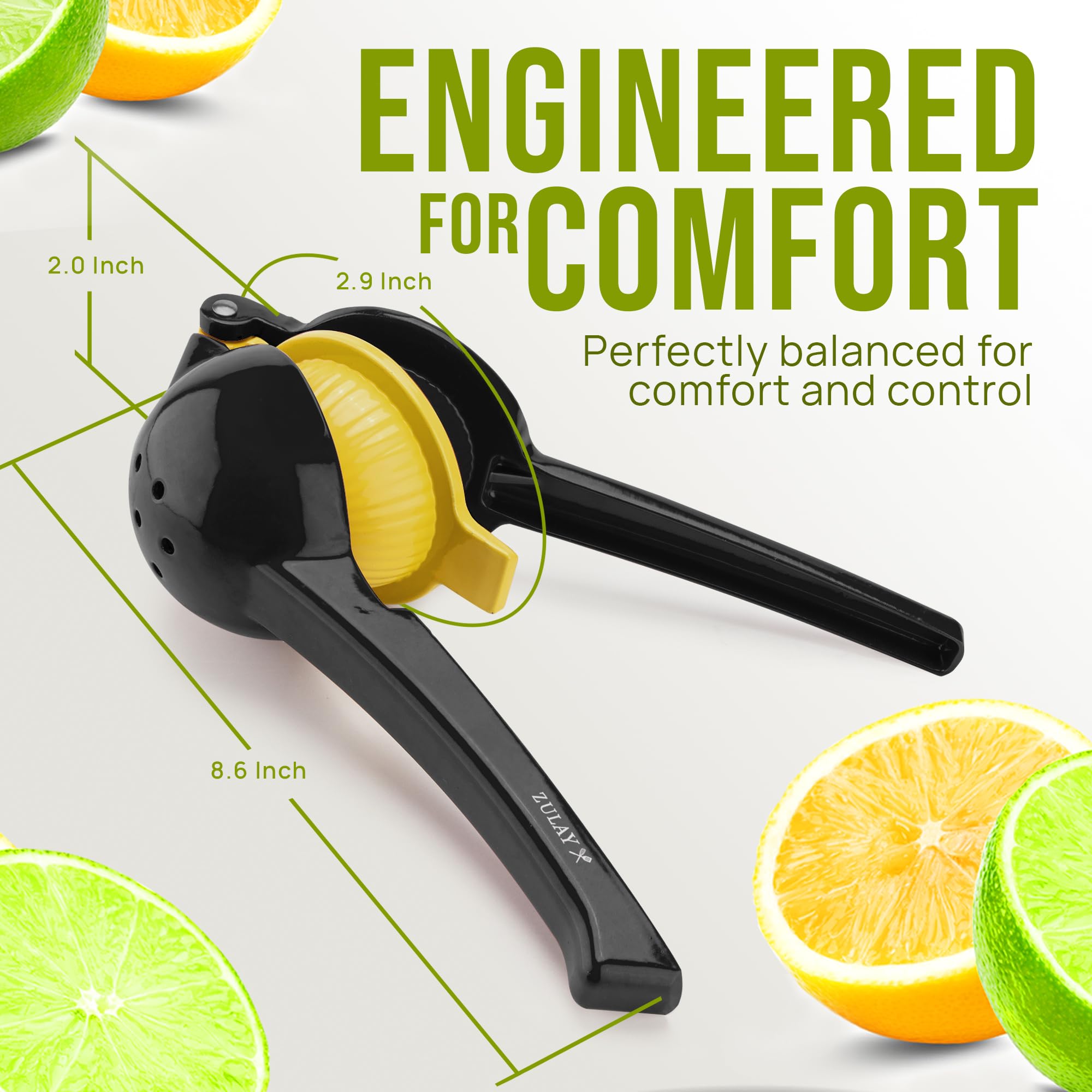 Zulay Kitchen dishwasher-safe lemon squeezer for easy cleaning