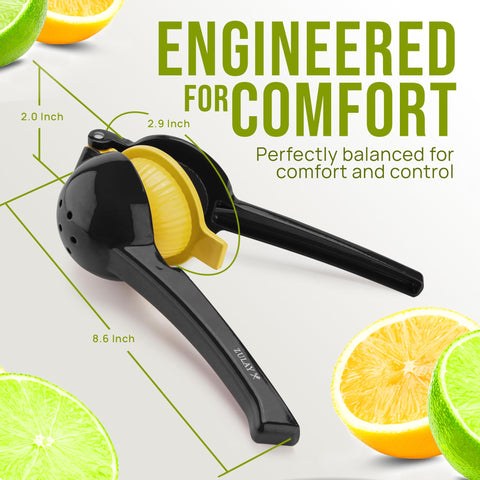 Zulay Kitchen dishwasher-safe lemon squeezer for easy cleaning