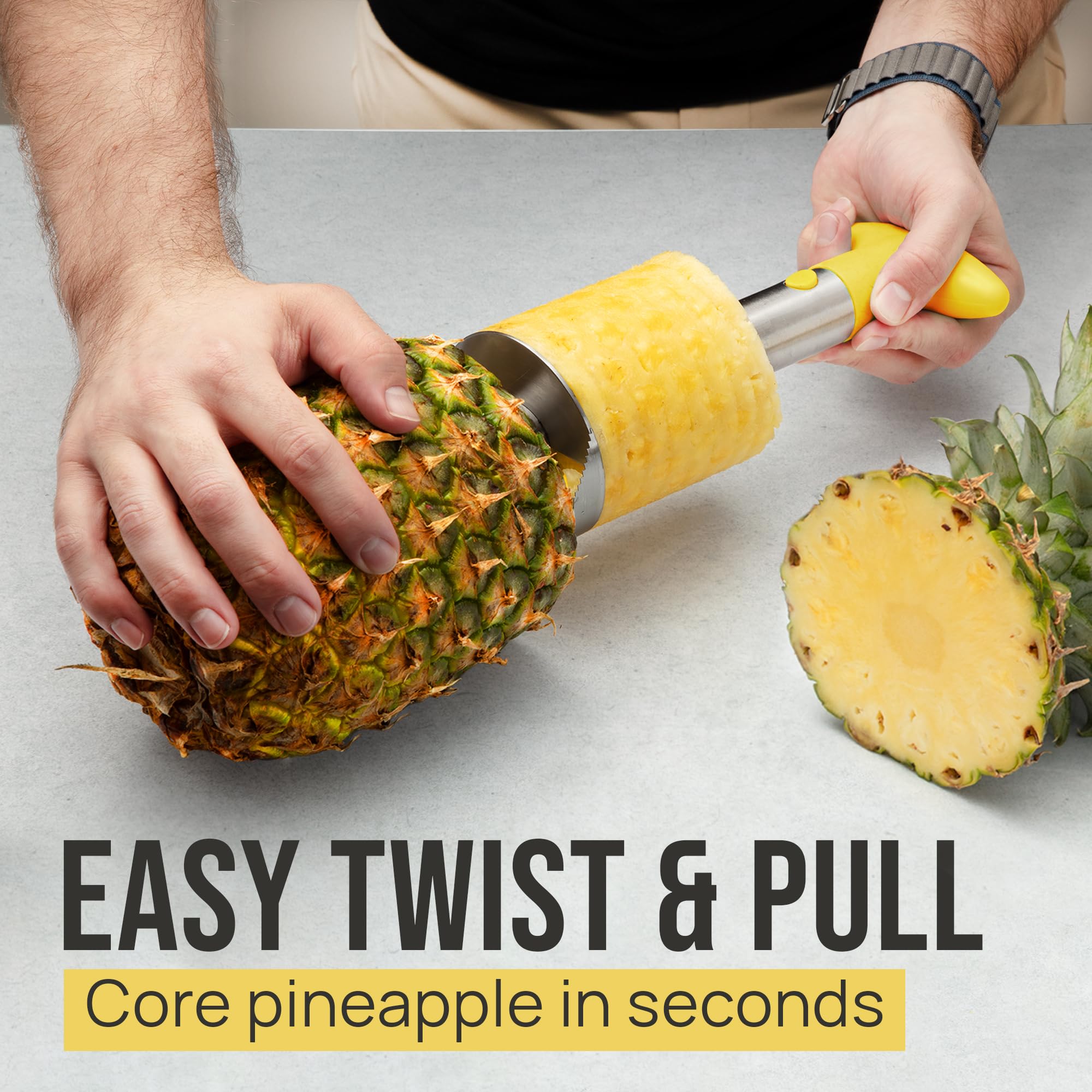 Zulay Kitchen ergonomic grip reduces wrist strain during prep.