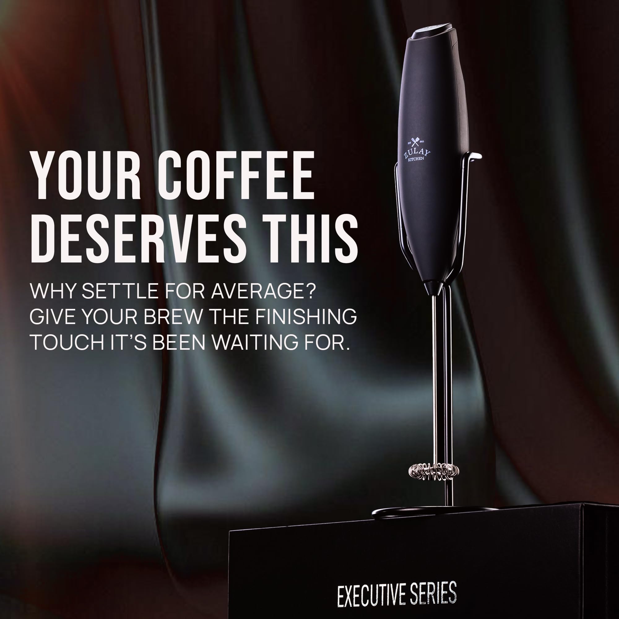 Zulay Kitchen Executive Series durable materials closeup highlight rust resistance