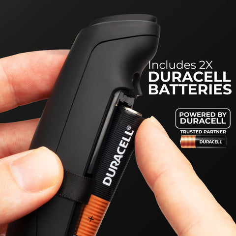 Zulay Kitchen Handheld Milk Frother with four Duracell batteries delivers cordless convenience