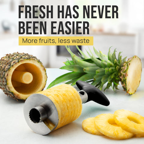 Zulay Kitchen eye remover included to speed up pineapple prep.