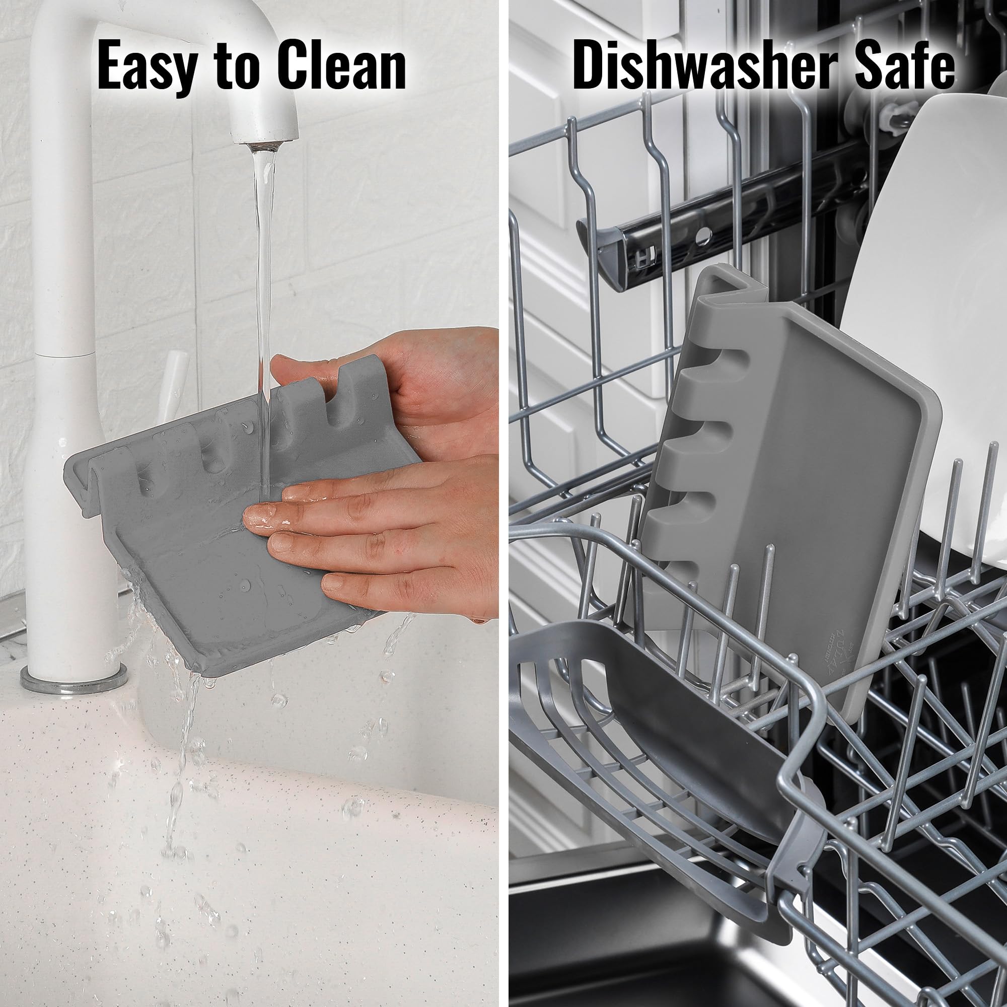 Zulay Kitchen utensil rest makes a thoughtful housewarming gift for cooks.
