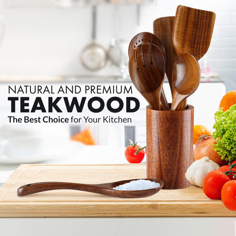 Zulay Kitchen ladle for steady pouring of soups and stews.