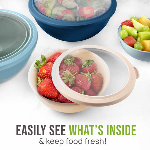 Zulay Kitchen leak proof lids prevent spills during transport