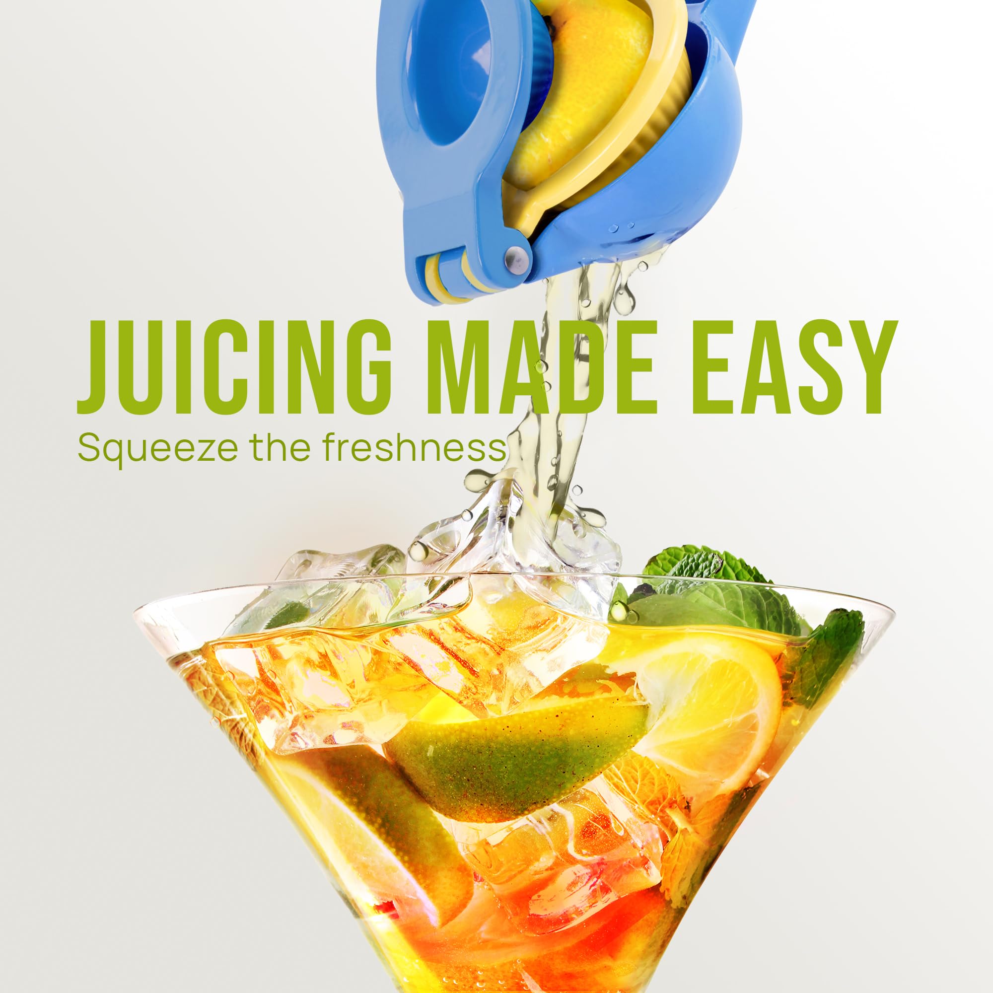 Zulay Kitchen lemon squeezer ergonomic handle for comfortable squeezing