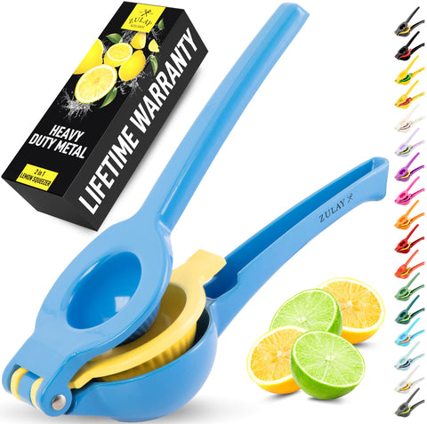 Zulay Kitchen lemon squeezer in use delivering quick, fresh juice