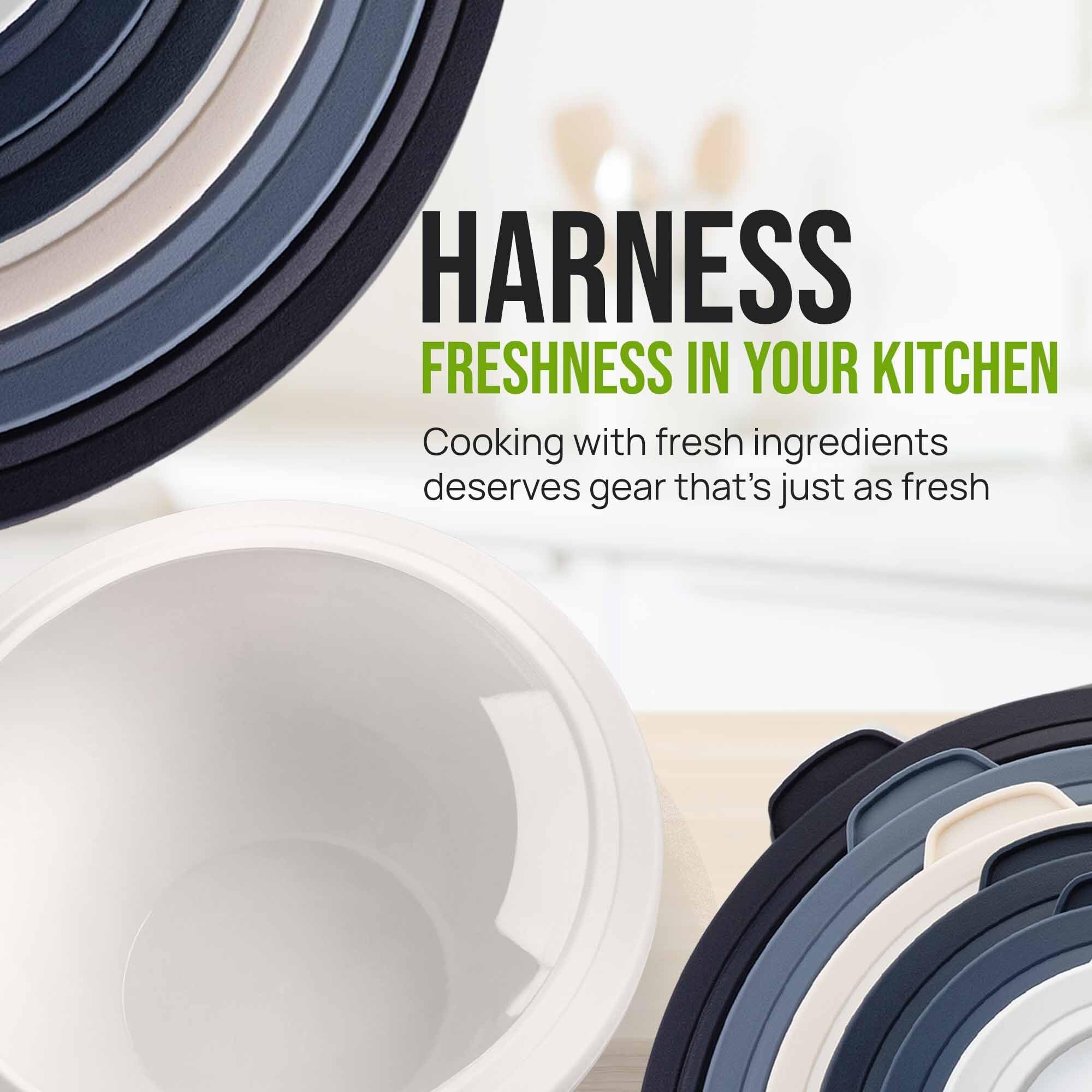 Zulay Kitchen offers a lifetime guarantee on these plastic bowls.