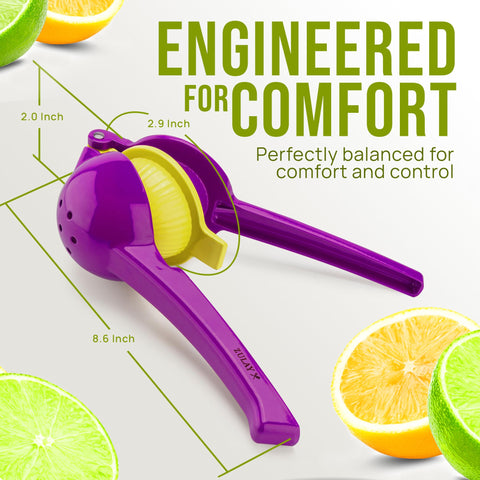 Durable aluminum body with food-grade coating for lasting use.