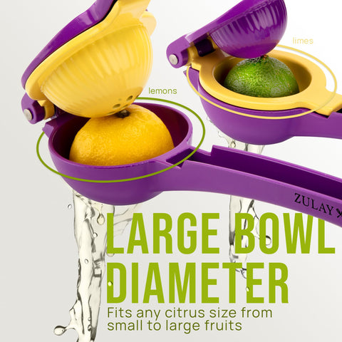 Bottom seed-filter design keeps pulp out of your glass for cleaner juice.