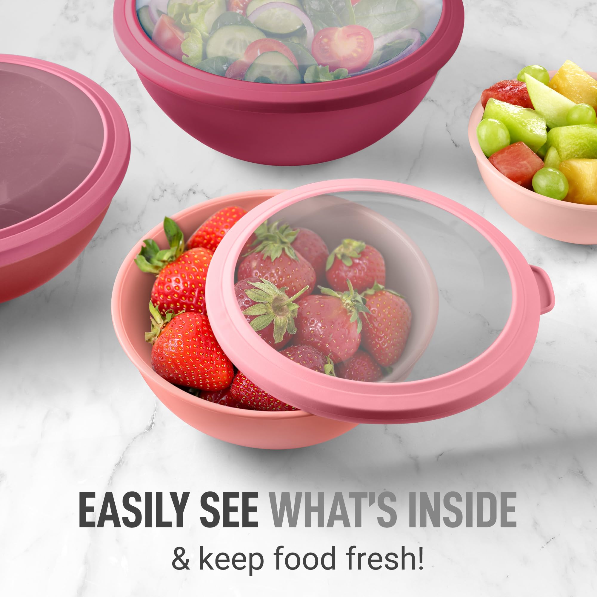 Zulay Kitchen microwave and freezer safe bowls