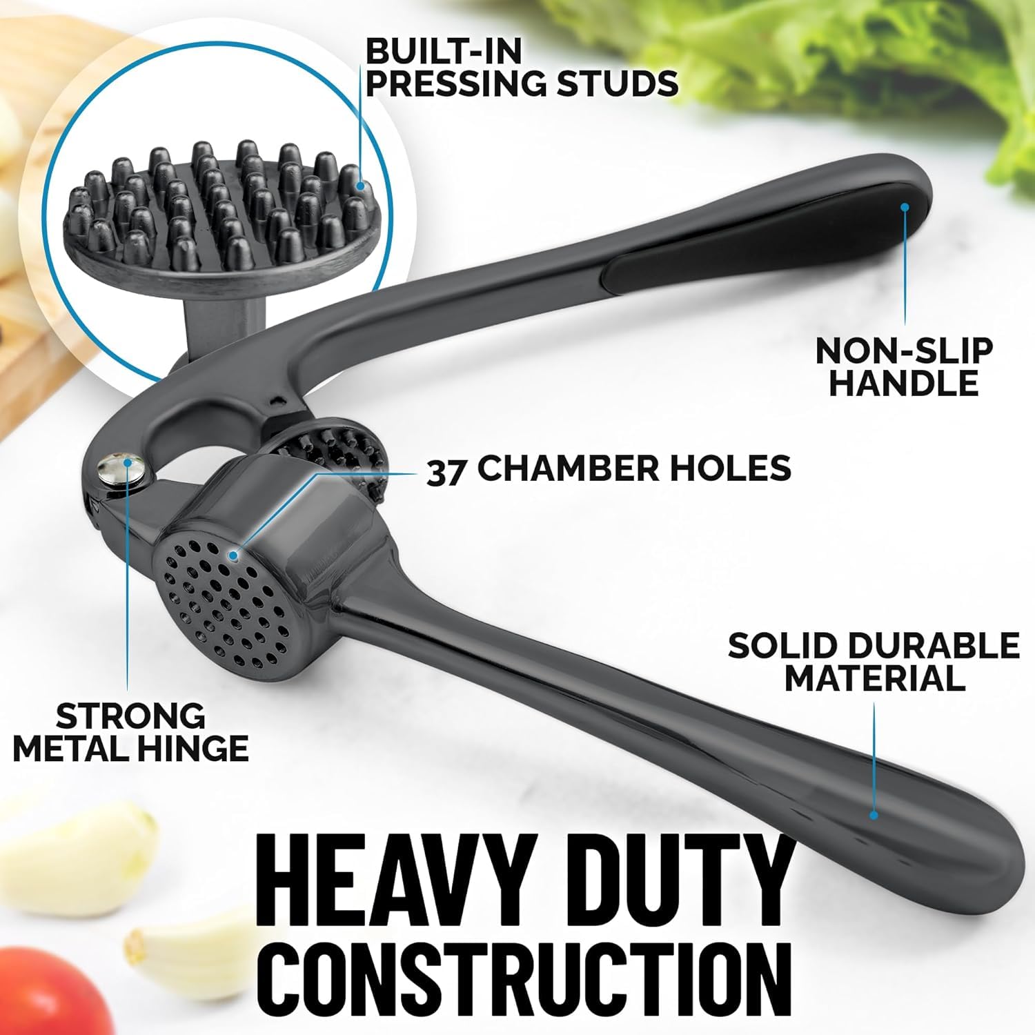 Zulay Kitchen multi-purpose seed crusher for freshly cracked spices.