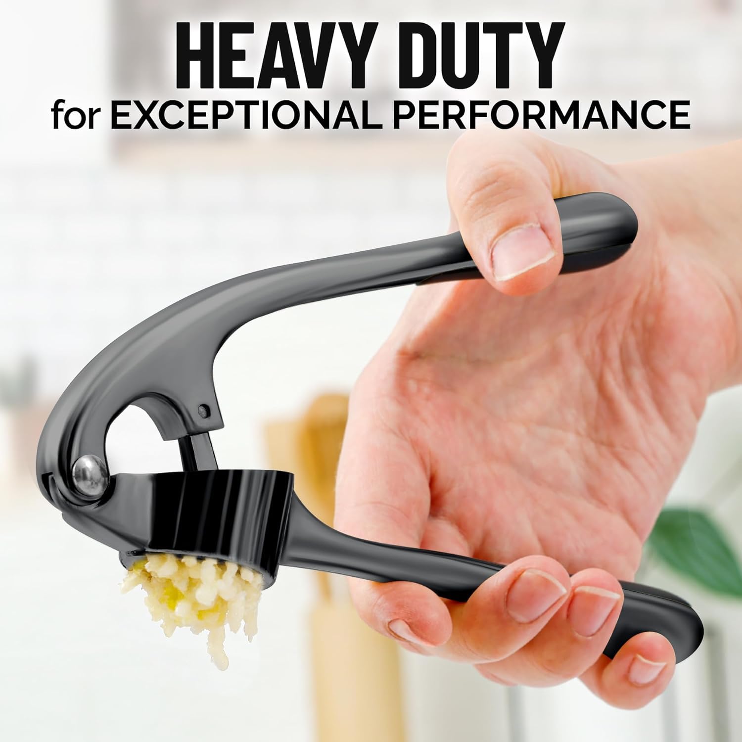Silicone garlic peeler from Zulay Kitchen eases peeling before mincing.