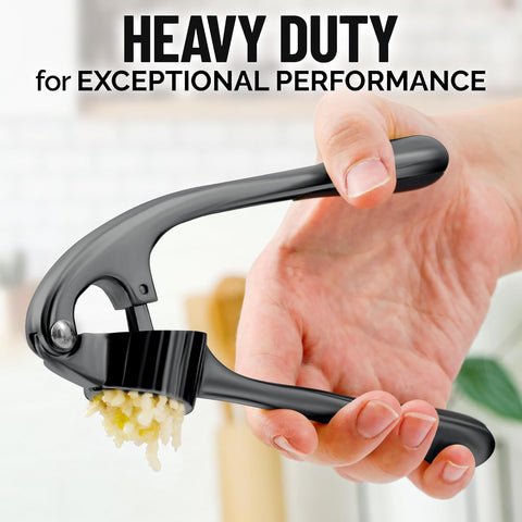 Silicone garlic peeler from Zulay Kitchen eases peeling before mincing.