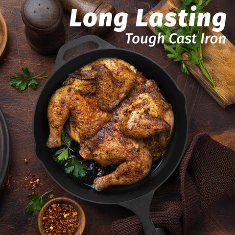Zulay Kitchen skillet on induction surface highlighting compatibility with modern ranges.
