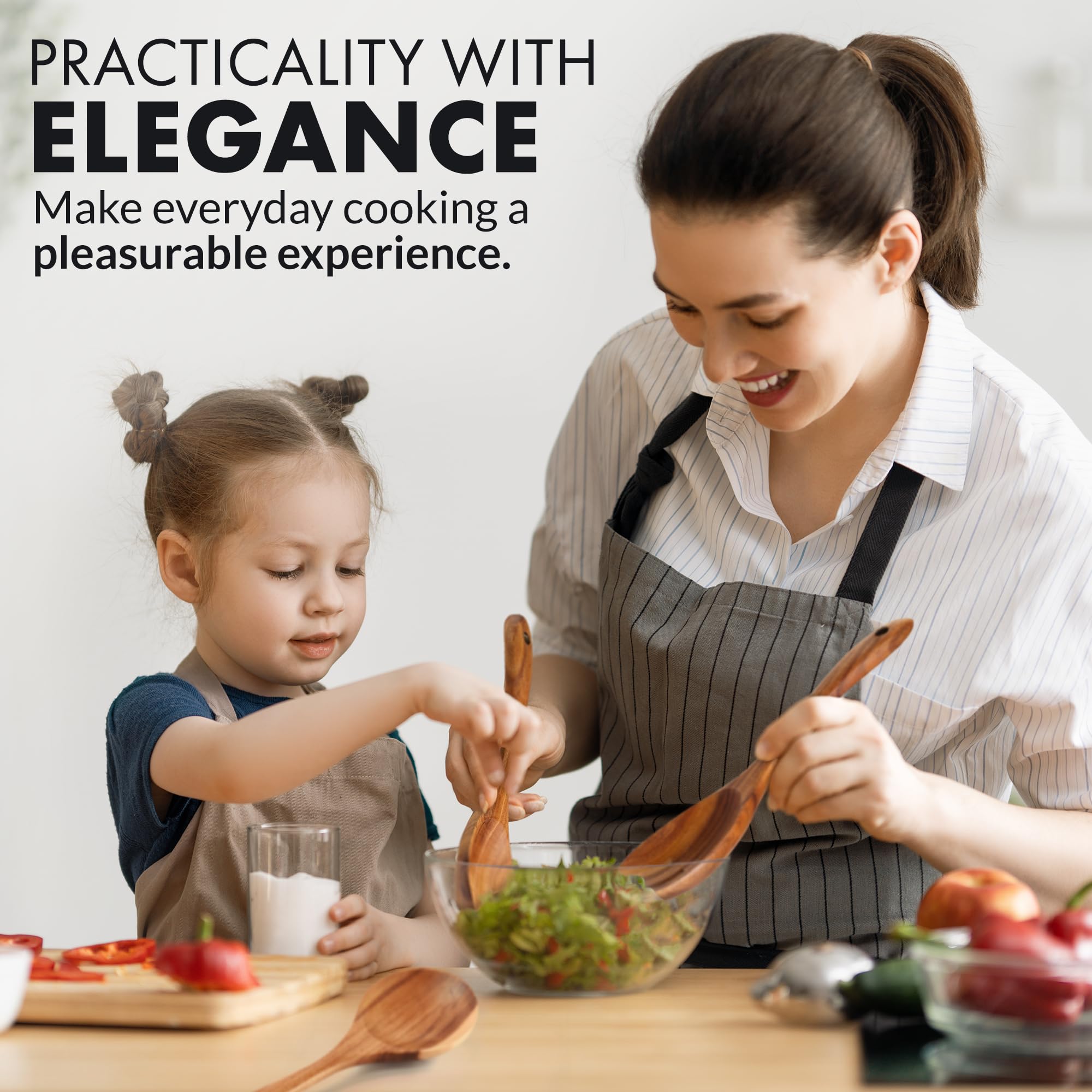 Zulay Kitchen spatula turner protects non-stick surfaces during flip.