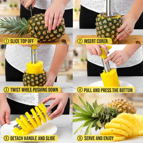 Zulay Kitchen stainless steel blade delivers durable, precise cuts.
