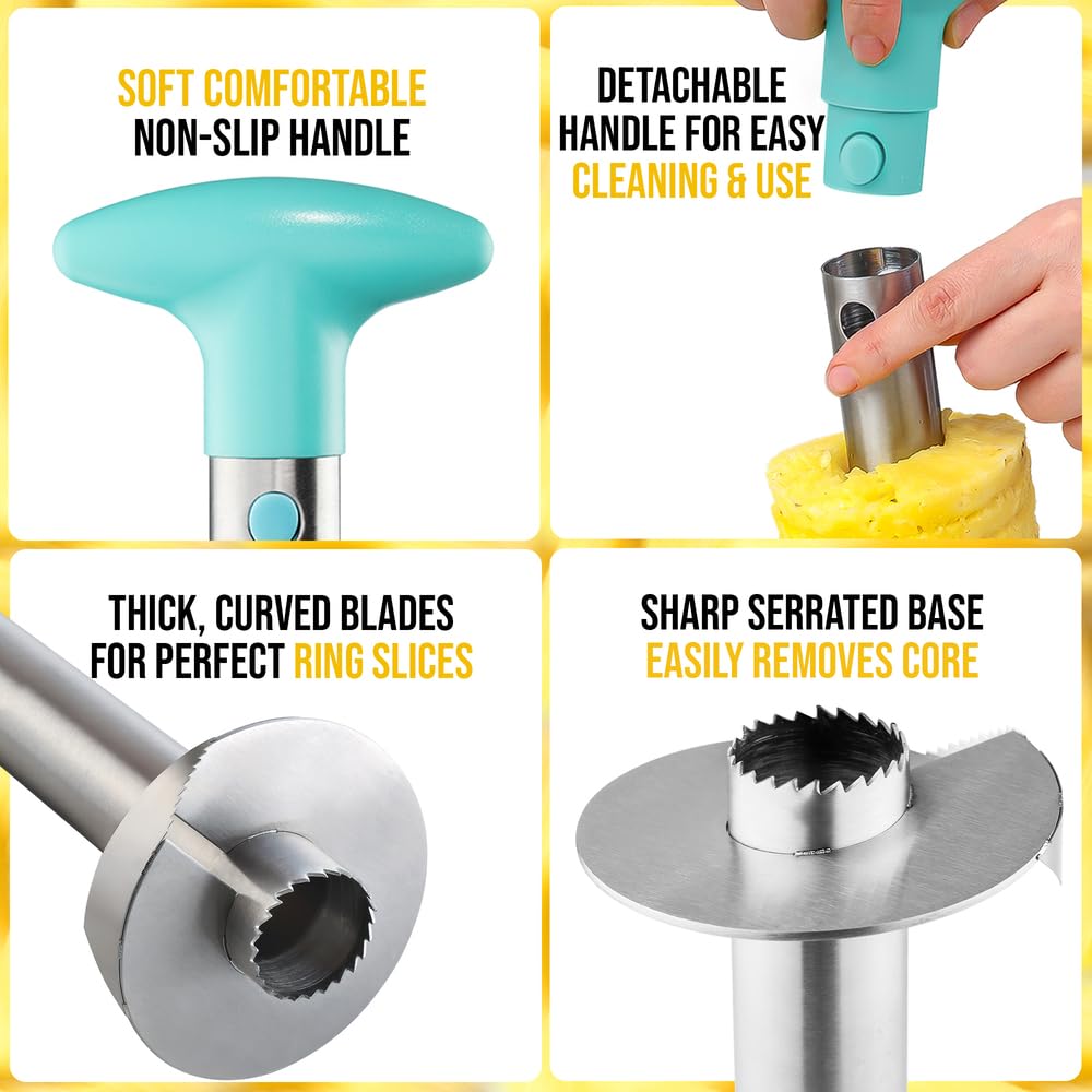 Zulay Kitchen stainless steel pineapple tool for long-lasting use