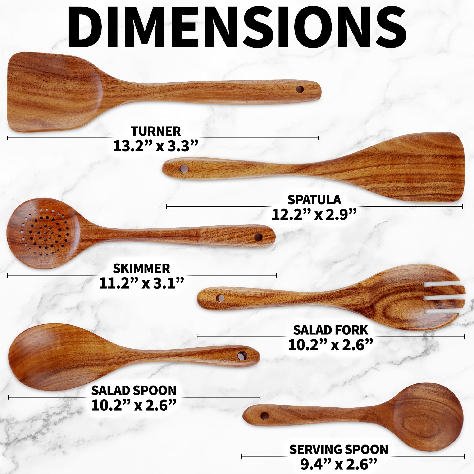 Zulay Kitchen teak spatula turner flipping pancakes smoothly on nonstick surfaces