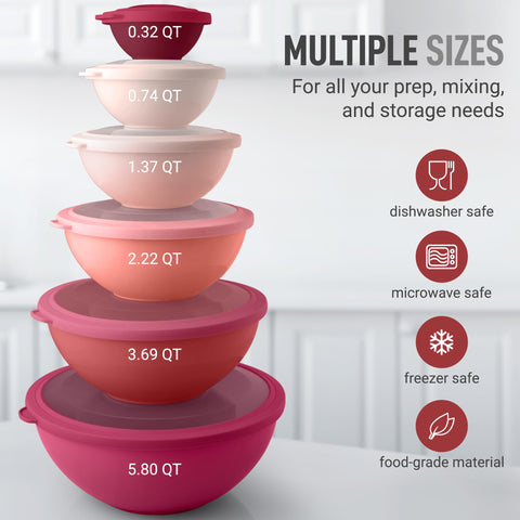 Zulay Kitchen tight-fit lids keep food fresh and prevent spills