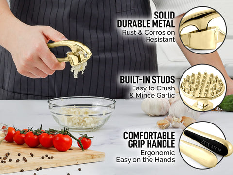 Zulay Kitchen top-rack safe design for hassle-free cleanup.