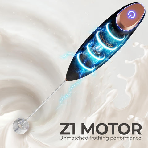 Zulay Kitchen Tornado frother clean rinse after use on standby.
