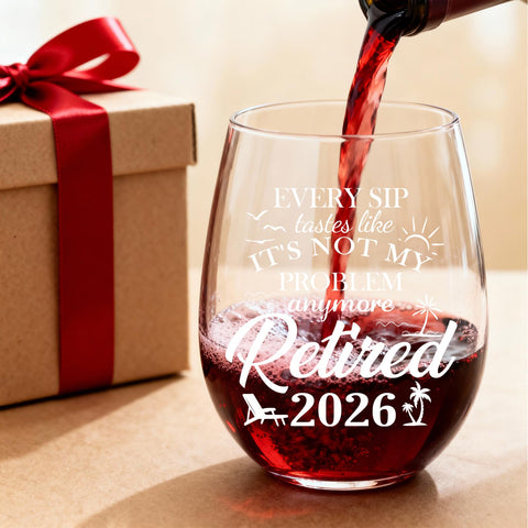 Zunaked 19oz stemless glass lightweight and comfortable for evenings