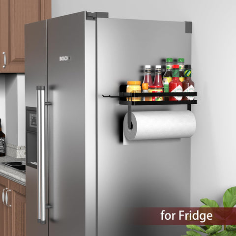 ZUNTO spice bottle storage shelf keeps containers organized while cooking.