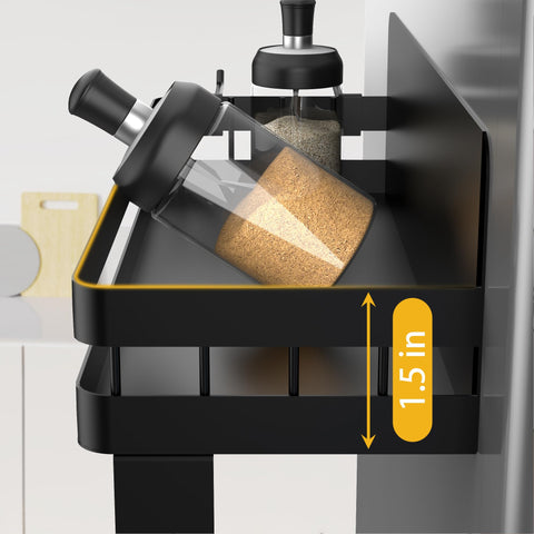 ZUNTO storage shelf with precise dimensions helps fit in compact spaces.