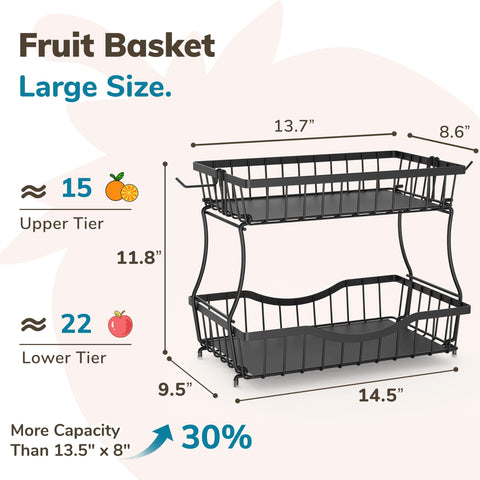 Zurklulu curved openings provide easy access to fruits and snacks.