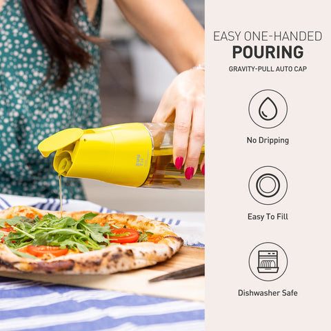 Zuutii gravity-pull cap bottle enables one-handed pouring with fewer spills
