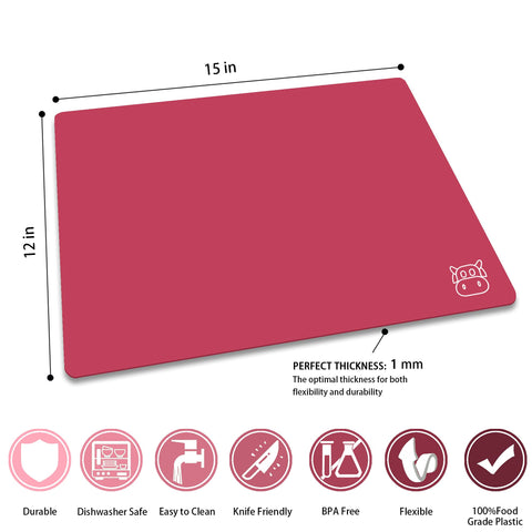 ZVP flexible BPA-free boards are light and bendable for easy transfer.