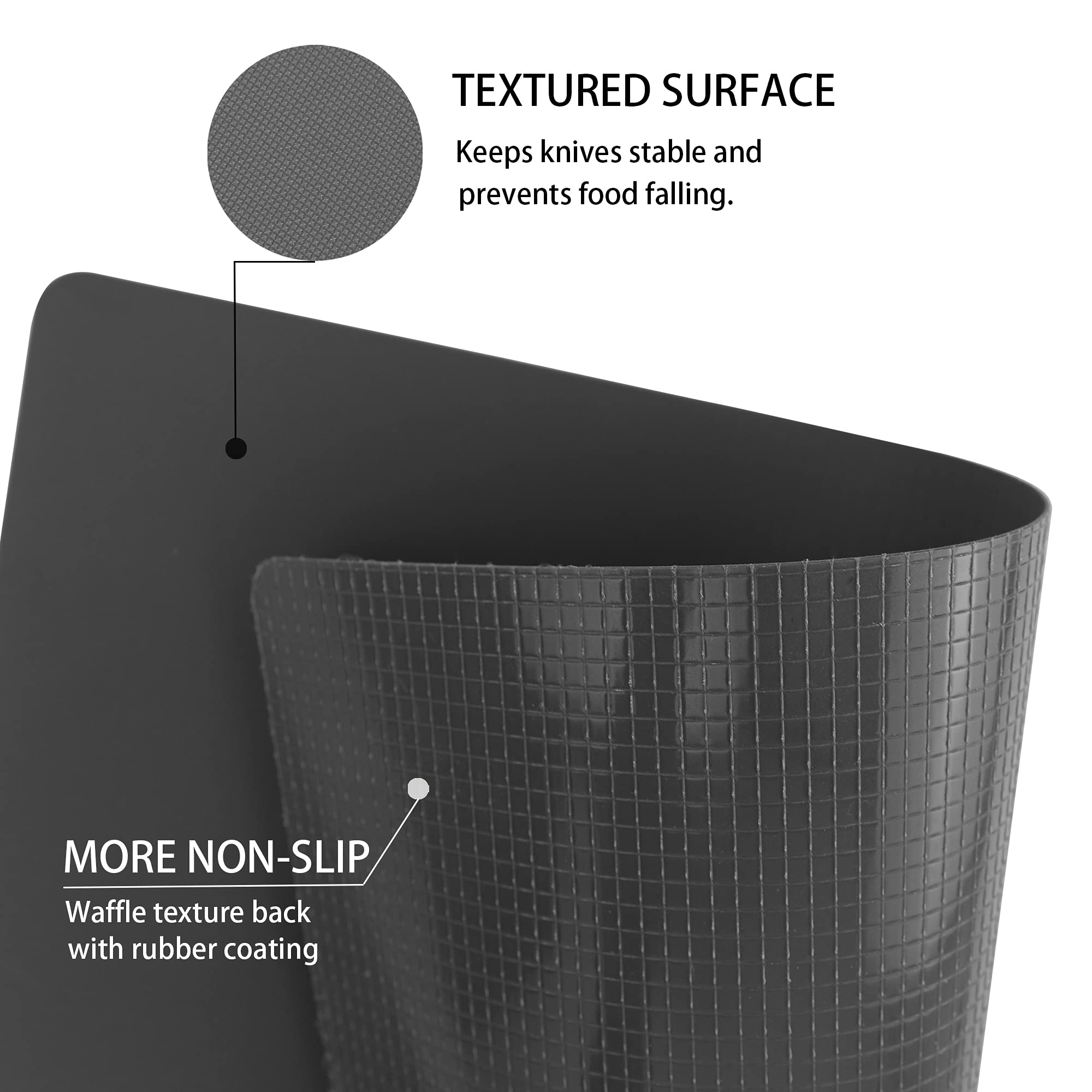 ZVP cutting board set gradient gray-1 board for vegetables and herbs.