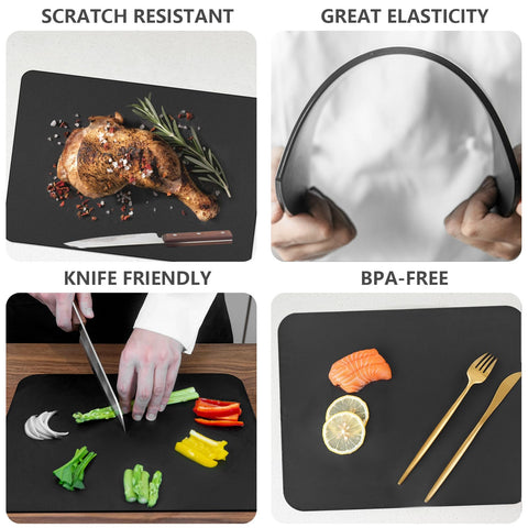 ZVP BPA-free cutting board mat supports safe food prep.