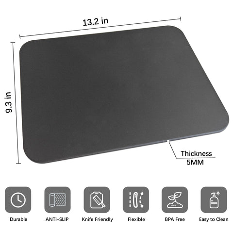 ZVP measures 13.2 by 9.3 inches for versatile prep.