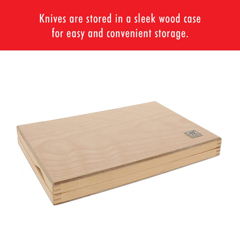 ZWILLING durable storage case keeps knives organized and ready.