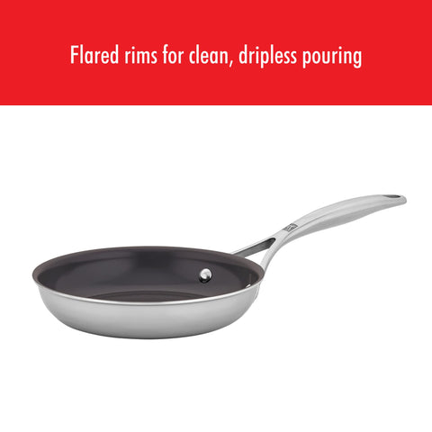 ZWILLING Energy Plus induction-compatible base works on all stovetops.