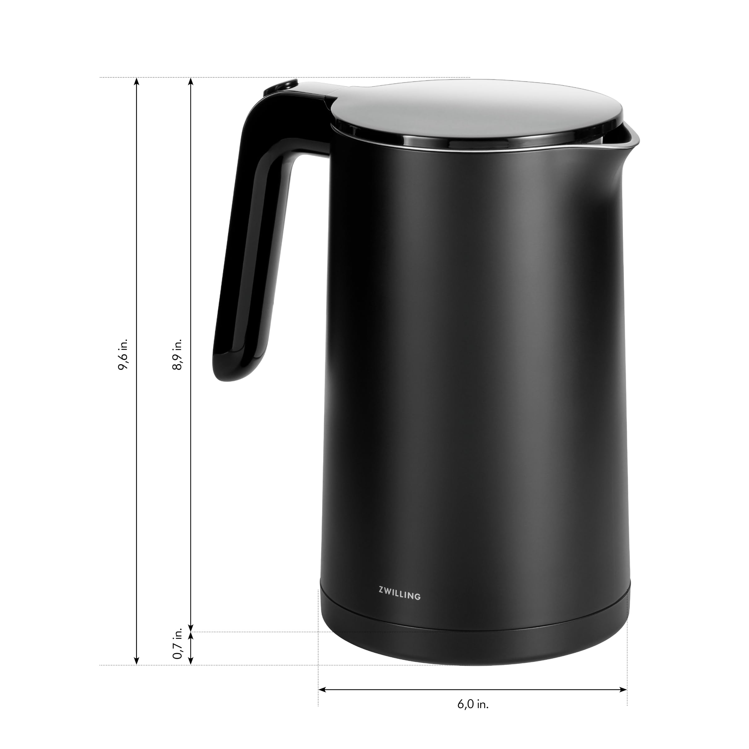 ZWILLING Enfinigy interior stainless steel is easy to clean and hygienic.
