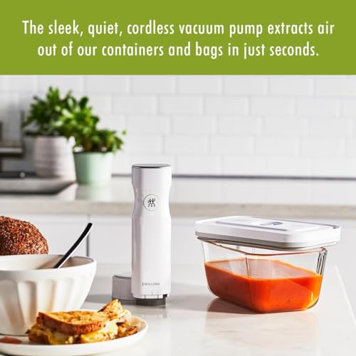 ZWILLING Fresh & Save borosilicate glass containers keep contents visible while locking in flavor.