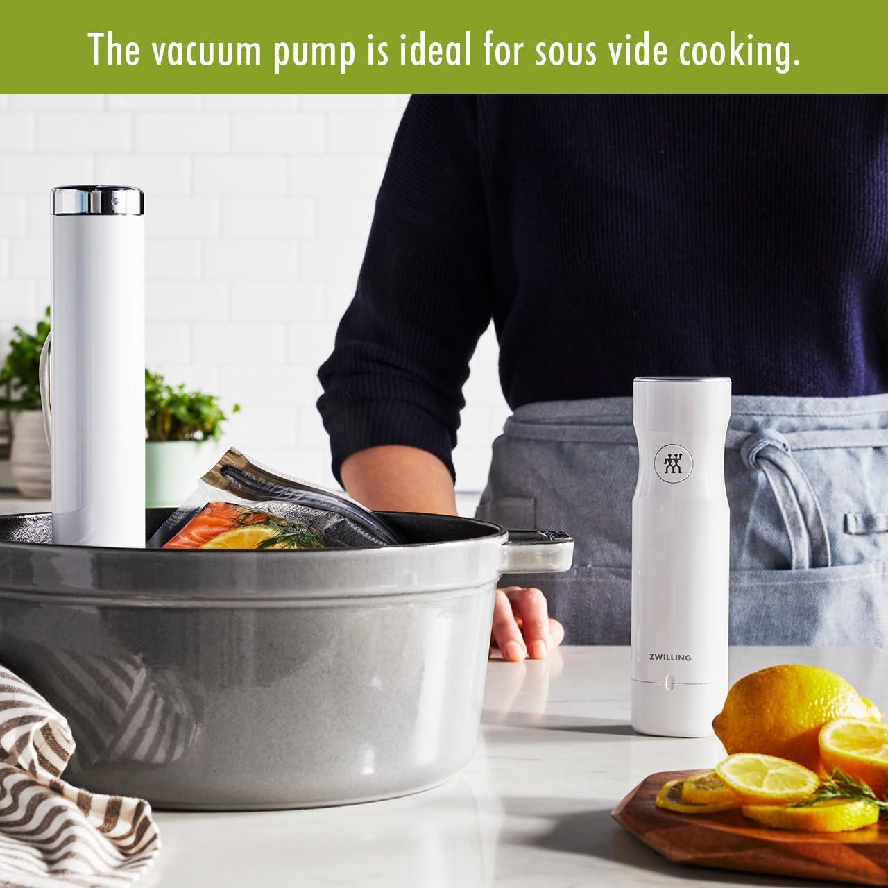 ZWILLING Fresh & Save BPA-free polypropylene containers provide lightweight, microwave-safe storage.