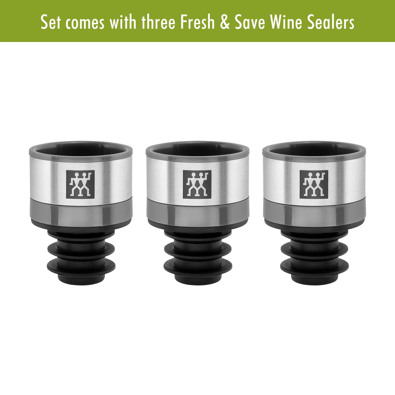 ZWILLING dishwasher safe stopper emphasizes easy cleaning after use.
